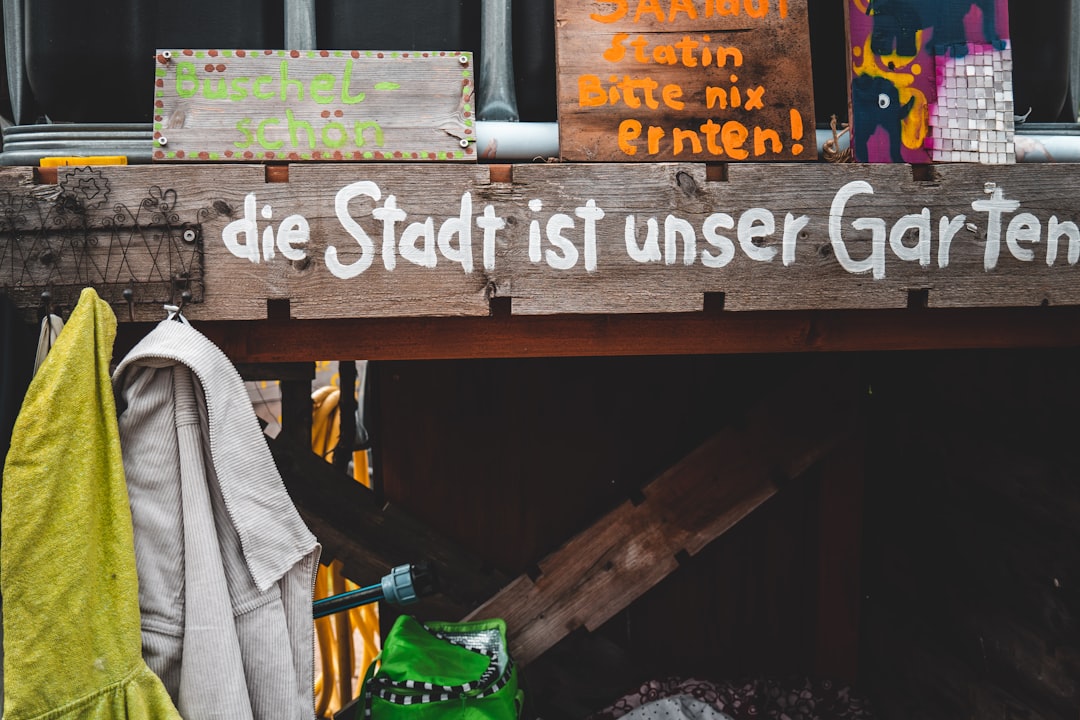scrabble tiles spelling out words on a wooden surface